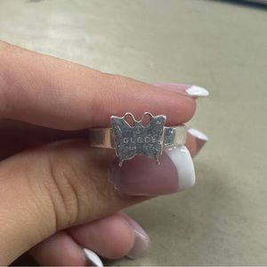 Authentic Gucci butterfly ring